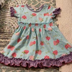 Matilda Jane Strawberry dress and bloomer set
